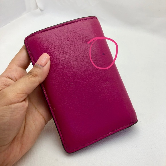MICHAEL KORS fuchsia leather wallet - Picture 8 of 8